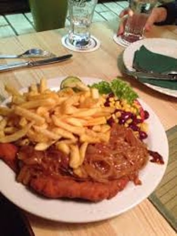 Zwiebelschnitzel